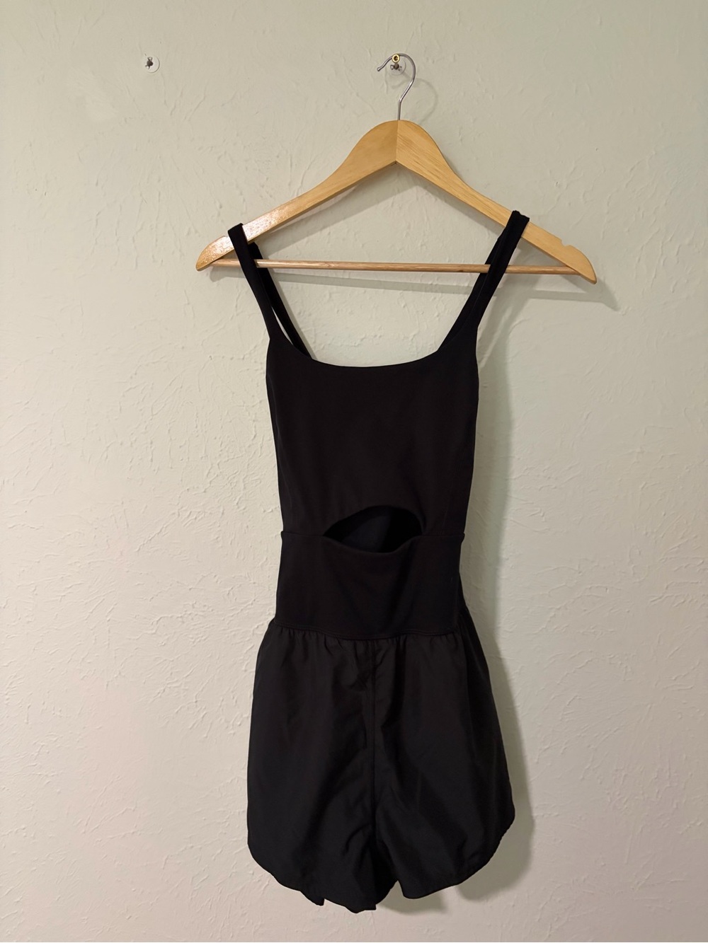 Free People Movement Black Righteous Runsie Athletic Romper Size Medium - Picture 4 of 8